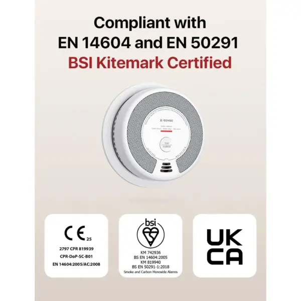 X-Sense SC06-WX - Wi-Fi smoke and CO alarm, pack of 2 — 2 X-Sense SC06-WX - Wi-Fi smoke and CO alarm, pack of 2 — 2