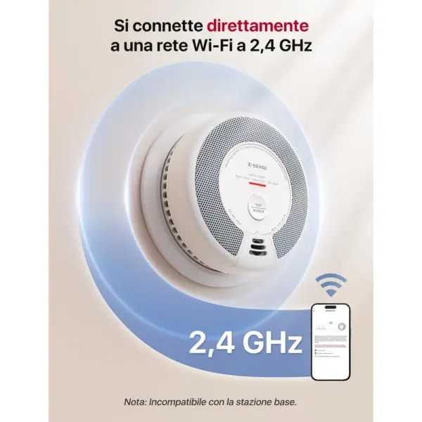 X-Sense SC06-WX - Rilevatore di fumo e CO Wi-Fi, senza base — 3 X-Sense SC06-WX - Rilevatore di fumo e CO Wi-Fi, senza base — 3