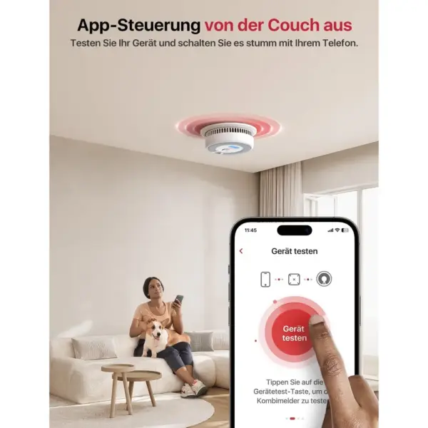 X-Sense SC07-MR - Vernetzter Rauch- und CO-Melder für die Basisstation SBS50 — 4 X-Sense SC07-MR - Vernetzter Rauch- und CO-Melder für die Basisstation SBS50 — 4