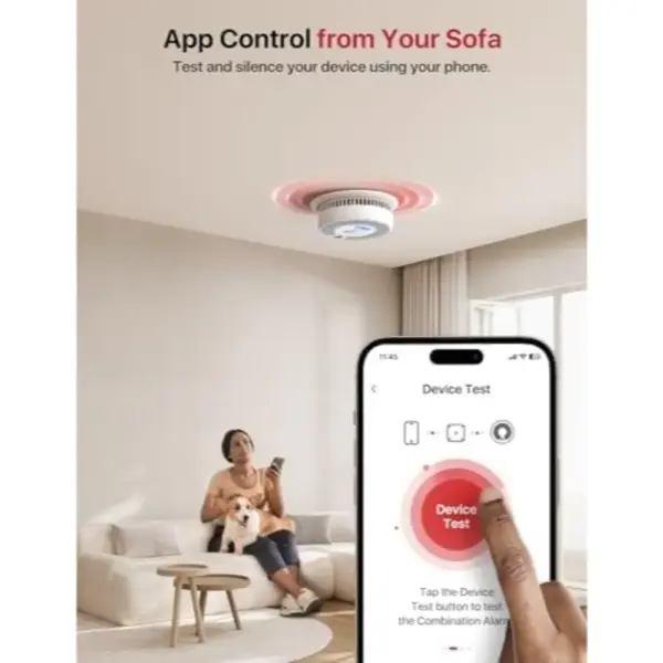 X-Sense SC07-MR - Interlinked smoke and CO alarm for the SBS50 base, single unit — 5 X-Sense SC07-MR - Interlinked smoke and CO alarm for the SBS50 base, single unit — 5