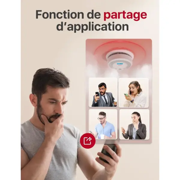 X-Sense SC07-WX - Détecteur de fumée et de CO connecté Wi-Fi — 4 X-Sense SC07-WX - Détecteur de fumée et de CO connecté Wi-Fi — 4