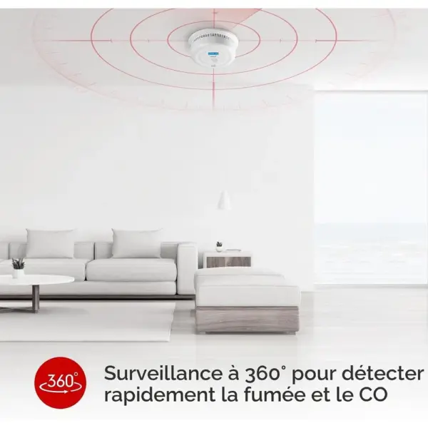 X-Sense SC08 - Détecteur de fumée et de CO autonome, batterie 10 ans — 5 X-Sense SC08 - Détecteur de fumée et de CO autonome, batterie 10 ans — 5