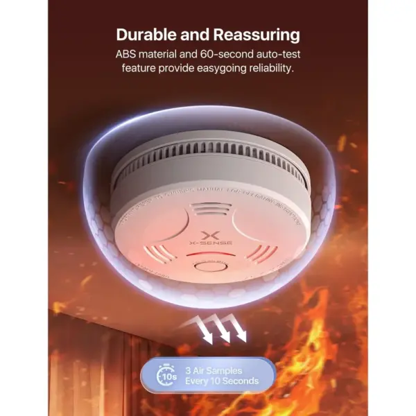 X-Sense SD11 - Smoke alarm with 10-year sealed battery, pack of 2 — 4 X-Sense SD11 - Smoke alarm with 10-year sealed battery, pack of 2 — 4