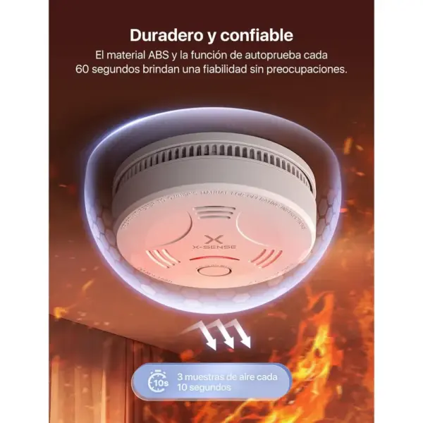 X-Sense SD11 - Detector de humo autónomo con batería de 10 años — 4 X-Sense SD11 - Detector de humo autónomo con batería de 10 años — 4