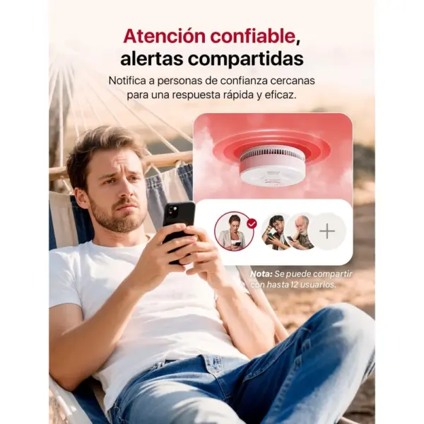 X-Sense SD11-MR61 - Kit de 6 detectores de humo inteligentes con estación base SBS50 — 5 X-Sense SD11-MR61 - Kit de 6 detectores de humo inteligentes con estación base SBS50 — 5