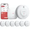 X-Sense SD19-MN61 - 6 smarte Rauchmelder mit 10-Jahres-Batterie und Basisstation — 1 X-Sense SD19-MN61 - 6 smarte Rauchmelder mit 10-Jahres-Batterie und Basisstation — 1