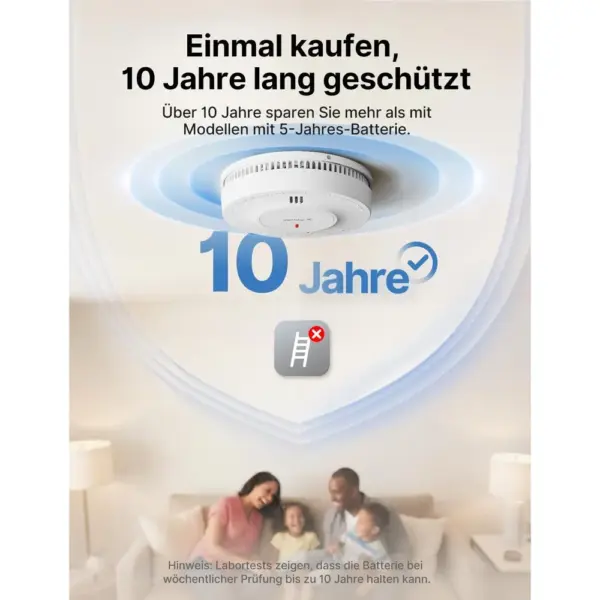 X-Sense SD19-MN61 - 6 smarte Rauchmelder mit 10-Jahres-Batterie und Basisstation — 3 X-Sense SD19-MN61 - 6 smarte Rauchmelder mit 10-Jahres-Batterie und Basisstation — 3