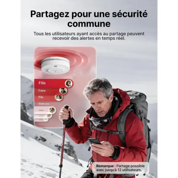 X-Sense SD19-MN61 - Kit détecteurs de fumée 10 ans avec base SBS50 — 5 X-Sense SD19-MN61 - Kit détecteurs de fumée 10 ans avec base SBS50 — 5