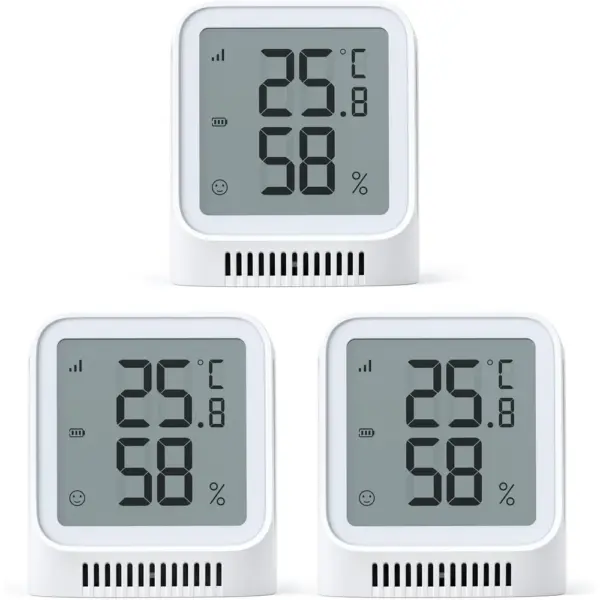 X-Sense STH0A - Thermo-hygrometer with 2.7-inch display, pack of 3 — 1 X-Sense STH0A - Thermo-hygrometer with 2.7-inch display, pack of 3 — 1