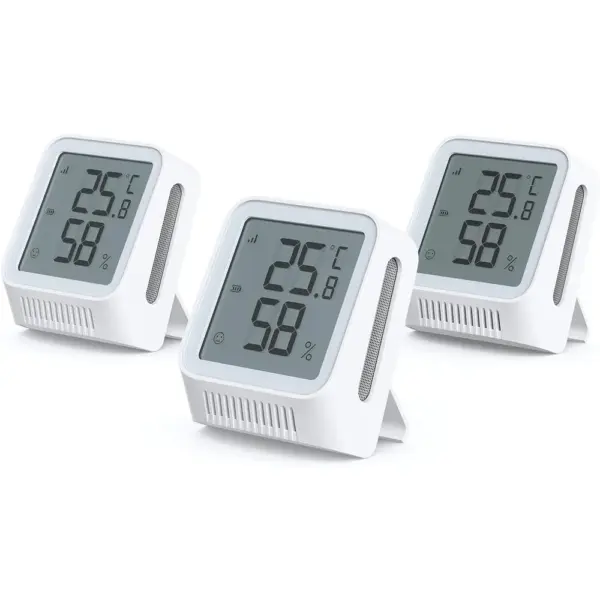 X-Sense STH0A - Thermo-hygromètres connectés à grand écran, lot de 3 — 1 X-Sense STH0A - Thermo-hygromètres connectés à grand écran, lot de 3 — 1