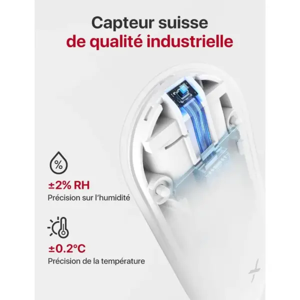 X-Sense STH51 - Thermo-hygromètres connectés pour base SBS50, lot de 3 — 2 X-Sense STH51 - Thermo-hygromètres connectés pour base SBS50, lot de 3 — 2