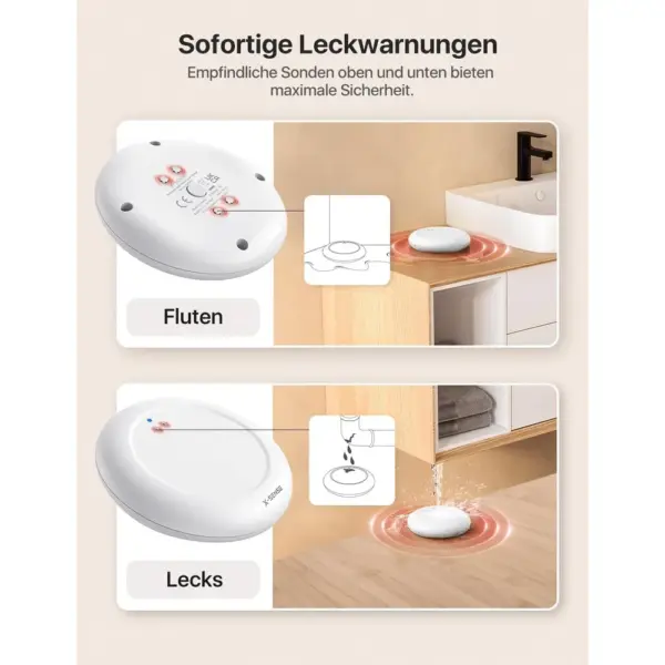 X-Sense SWS0A - Smarter Wassermelder IP67, 3er-Set — 2 X-Sense SWS0A - Smarter Wassermelder IP67, 3er-Set — 2