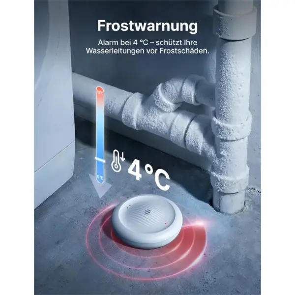 X-Sense SWS0B - WLAN-Wassermelder mit Frostwarnung, 3er-Set — 4 X-Sense SWS0B - WLAN-Wassermelder mit Frostwarnung, 3er-Set — 4