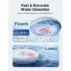 X-Sense SWS0B - Wi-Fi water leak and low temperature alarm, pack of 3 — 2 X-Sense SWS0B - Wi-Fi water leak and low temperature alarm, pack of 3 — 2