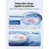 X-Sense SWS0B - Détecteurs de fuite d’eau Wi-Fi avec alerte gel, lot de 3 — 2 X-Sense SWS0B - Détecteurs de fuite d’eau Wi-Fi avec alerte gel, lot de 3 — 2