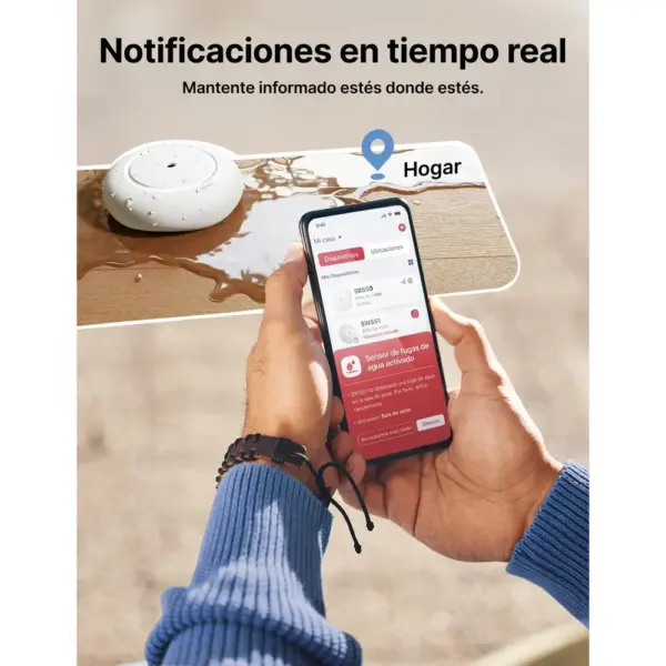 X-Sense SWS54 - Kit de 3 detectores de fugas de agua con estación base SBS50 — 2 X-Sense SWS54 - Kit de 3 detectores de fugas de agua con estación base SBS50 — 2