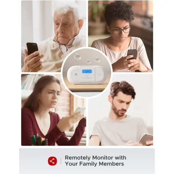 X-Sense XC04-WX - Wi-Fi CO alarm with app alerts, single unit — 4 X-Sense XC04-WX - Wi-Fi CO alarm with app alerts, single unit — 4