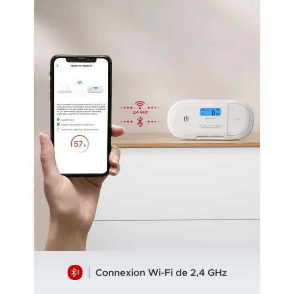 X-Sense XC04-WX - Détecteur de monoxyde de carbone connecté Wi-Fi — 3 X-Sense XC04-WX - Détecteur de monoxyde de carbone connecté Wi-Fi — 3