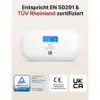 X-Sense XC0C-SR - Schlanker Kohlenmonoxidmelder mit LCD, 2er-Set — 2 X-Sense XC0C-SR - Schlanker Kohlenmonoxidmelder mit LCD, 2er-Set — 2