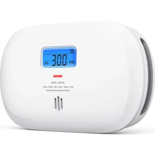 X-Sense XC0C-SR - Compact CO alarm with display and 10-year sensor, single unit — 1 X-Sense XC0C-SR - Compact CO alarm with display and 10-year sensor, single unit — 1