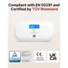 X-Sense XC0C-SR - Compact CO alarm with display and 10-year sensor, single unit — 2 X-Sense XC0C-SR - Compact CO alarm with display and 10-year sensor, single unit — 2