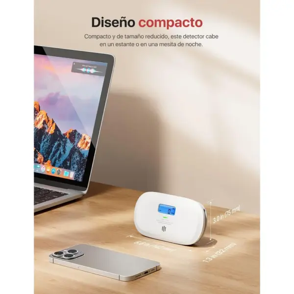 X-Sense XC0C-SR - Detector de monóxido de carbono portátil con pantalla — 4 X-Sense XC0C-SR - Detector de monóxido de carbono portátil con pantalla — 4