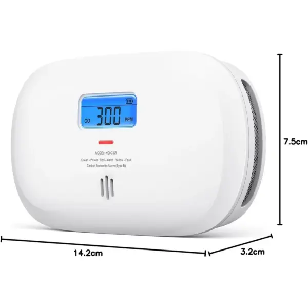 X-Sense XC0C-SR - Détecteur de monoxyde de carbone compact à poser — 2 X-Sense XC0C-SR - Détecteur de monoxyde de carbone compact à poser — 2