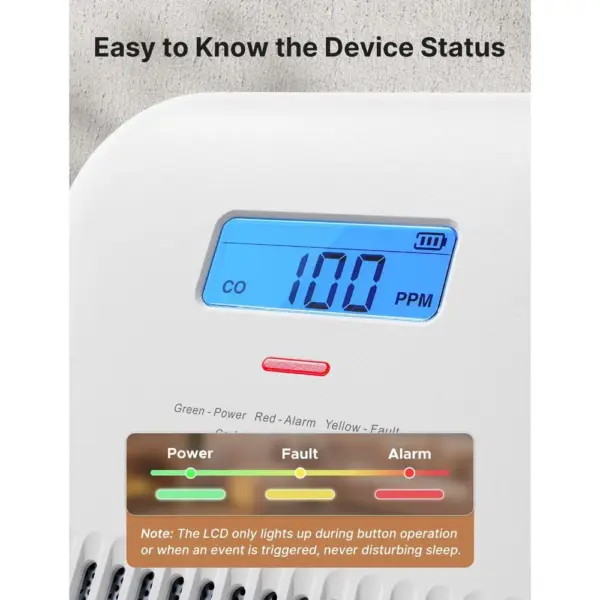 X-Sense XC0K-SN - CO alarm with 10-year sealed battery, single unit — 5 X-Sense XC0K-SN - CO alarm with 10-year sealed battery, single unit — 5