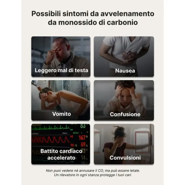 X-Sense XC0K-SN - Rilevatore di monossido di carbonio portatile, batteria 10 anni — 3 X-Sense XC0K-SN - Rilevatore di monossido di carbonio portatile, batteria 10 anni — 3
