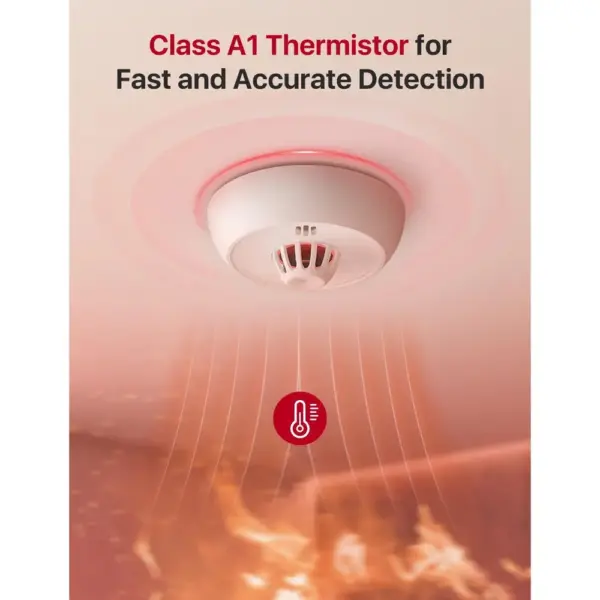 X-Sense XH02-M - Heat alarm with 7-year sealed battery for the SBS50 base — 2 X-Sense XH02-M - Heat alarm with 7-year sealed battery for the SBS50 base — 2