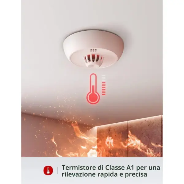 X-Sense XH02-M - Rilevatore di calore interconnesso per base SBS50 — 2 X-Sense XH02-M - Rilevatore di calore interconnesso per base SBS50 — 2