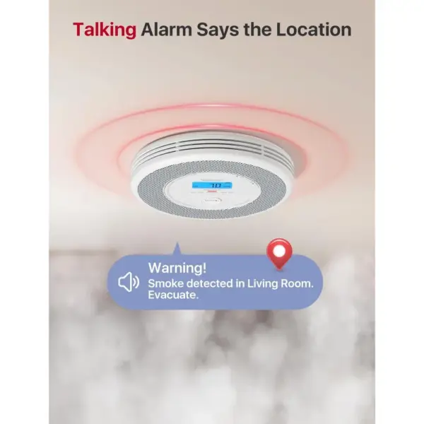 X-Sense XP0A-MR - Talking smoke and CO alarm for the SBS50 base, single unit — 2 X-Sense XP0A-MR - Talking smoke and CO alarm for the SBS50 base, single unit — 2