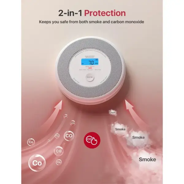 X-Sense XP0A-MR - Talking smoke and CO alarm for the SBS50 base, single unit — 3 X-Sense XP0A-MR - Talking smoke and CO alarm for the SBS50 base, single unit — 3