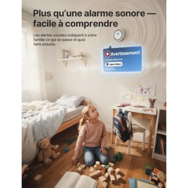 X-Sense XP0A-iR - Détecteur de fumée et de CO Wi-Fi à voix française — 5 X-Sense XP0A-iR - Détecteur de fumée et de CO Wi-Fi à voix française — 5