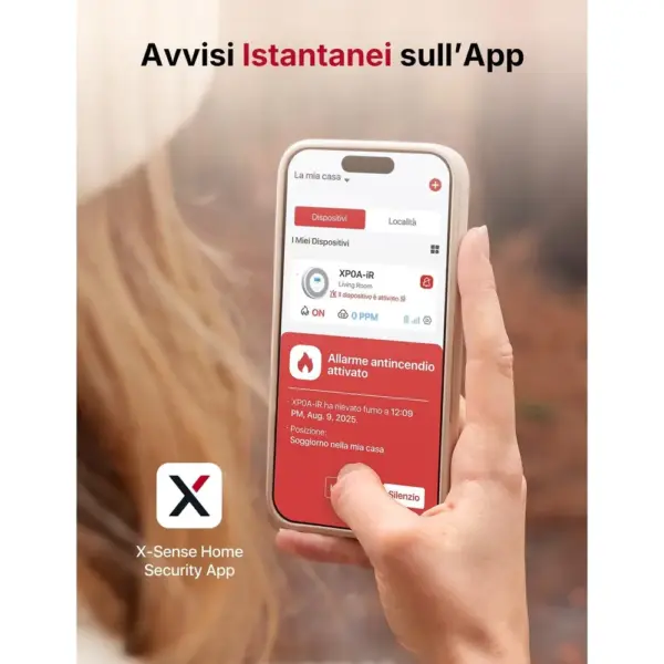 X-Sense XP0A-iR - Rilevatore di fumo e CO Wi-Fi con avvisi vocali in italiano — 4 X-Sense XP0A-iR - Rilevatore di fumo e CO Wi-Fi con avvisi vocali in italiano — 4