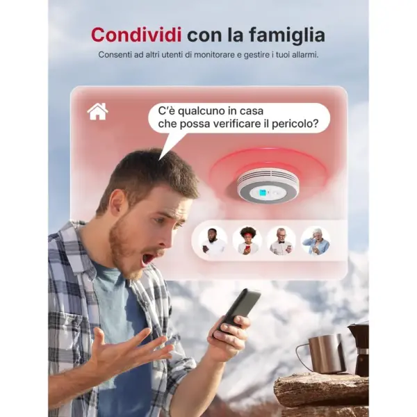 X-Sense XP0A-iR - Rilevatore di fumo e CO Wi-Fi con avvisi vocali in italiano — 5 X-Sense XP0A-iR - Rilevatore di fumo e CO Wi-Fi con avvisi vocali in italiano — 5