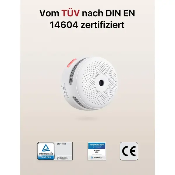 X-Sense XS01 - Mini-Rauchmelder mit 10-Jahres-Batterie, 6er-Set — 2 X-Sense XS01 - Mini-Rauchmelder mit 10-Jahres-Batterie, 6er-Set — 2