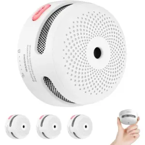 X-Sense XS01 - Mini smoke alarm with 10-year sealed battery, pack of 3 — 1