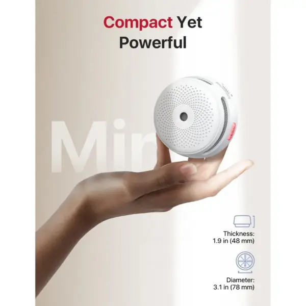 X-Sense XS01 - Mini smoke alarm with 10-year sealed battery, pack of 3 — 4 X-Sense XS01 - Mini smoke alarm with 10-year sealed battery, pack of 3 — 4