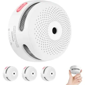 X-Sense XS01 - Mini detector de humo autónomo, batería de 10 años, pack de 3 — 1