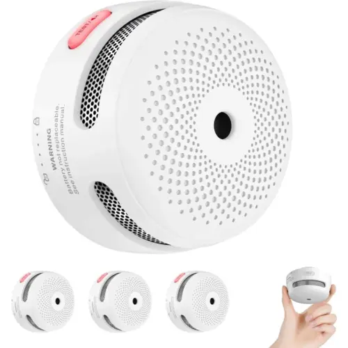 X-Sense XS01 - Mini detector de humo autónomo, batería de 10 años, pack de 3 — 1 X-Sense XS01 - Mini detector de humo autónomo, batería de 10 años, pack de 3 — 1