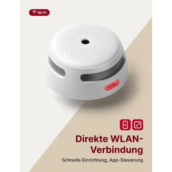 X-Sense XS01-WX - WLAN-Rauchmelder ohne Basisstation, 3er-Set — 3 X-Sense XS01-WX - WLAN-Rauchmelder ohne Basisstation, 3er-Set — 3