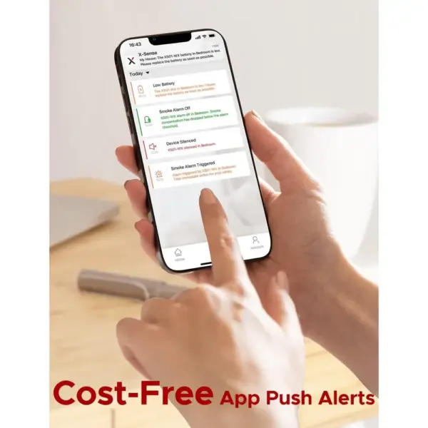 X-Sense XS01-WX - Mini Wi-Fi smoke alarm with app alerts, single unit — 2 X-Sense XS01-WX - Mini Wi-Fi smoke alarm with app alerts, single unit — 2