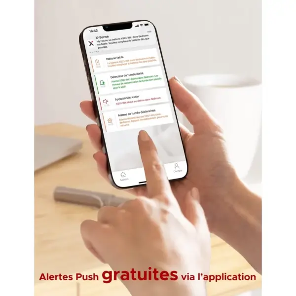 X-Sense XS01-WX - Détecteur de fumée Wi-Fi compact, lot de 3 — 4 X-Sense XS01-WX - Détecteur de fumée Wi-Fi compact, lot de 3 — 4