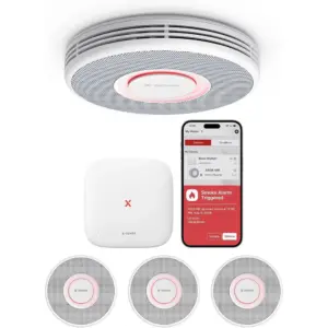 X-Sense XS0B-MR31 - Kit of 3 talking smoke alarms with SBS50 base — 1