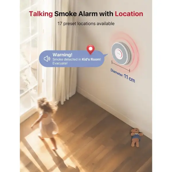 X-Sense XS0B-MR31 - Kit of 3 talking smoke alarms with SBS50 base — 3 X-Sense XS0B-MR31 - Kit of 3 talking smoke alarms with SBS50 base — 3