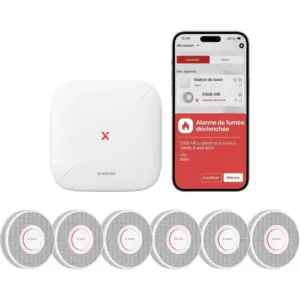 X-Sense XS0B-MR61 - Kit détecteurs de fumée à alertes vocales en français — 1