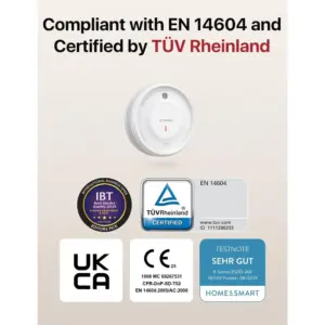 X-Sense XS0D-MR31 - Kit of 3 slim magnetic smoke alarms with SBS50 base — 1