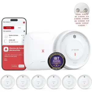 X-Sense XS0D-MR61 - Kit détecteurs de fumée magnétiques avec base SBS50 — 1