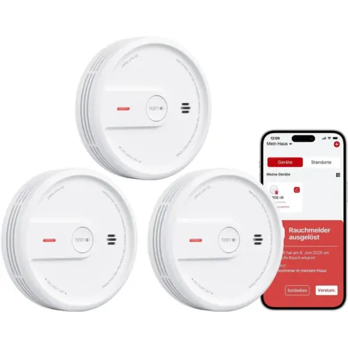 X-Sense XS0E-iR - WLAN-Rauchmelder mit Nachtmodus, 3er-Set — 1 X-Sense XS0E-iR - WLAN-Rauchmelder mit Nachtmodus, 3er-Set — 1